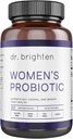 Dr. Brighten Probiótico da Mulher - Probióticos, Prebióticos com Antioxidantes & Sunfiber para Hormônios Saudáveis, Microbioma Equilibrado Feminino, Ovários e Saúde Imune - 60 Cápsulas