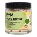 PYM Mood Biotics with 22.91 Billion CFU (60 Count) Prebiotics and Probiotics for Gut Health & Mood Support Supplement | Non-GMO, Vegan, Gluten Free