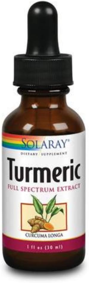 SOLARAY Guaranteed Potency Turmeric Root Extract, Drops (Btl-Glass)