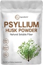 Micro Ingredienser Psyllium Husk pulver, 2lbs (32oz) | Daglig løselig fiber Supplement | India Opprinnelse | Naturlige Prebiotika og probiotika | Støtter Digestive Health®Non-GMO, Keto Vennlig, Vegan