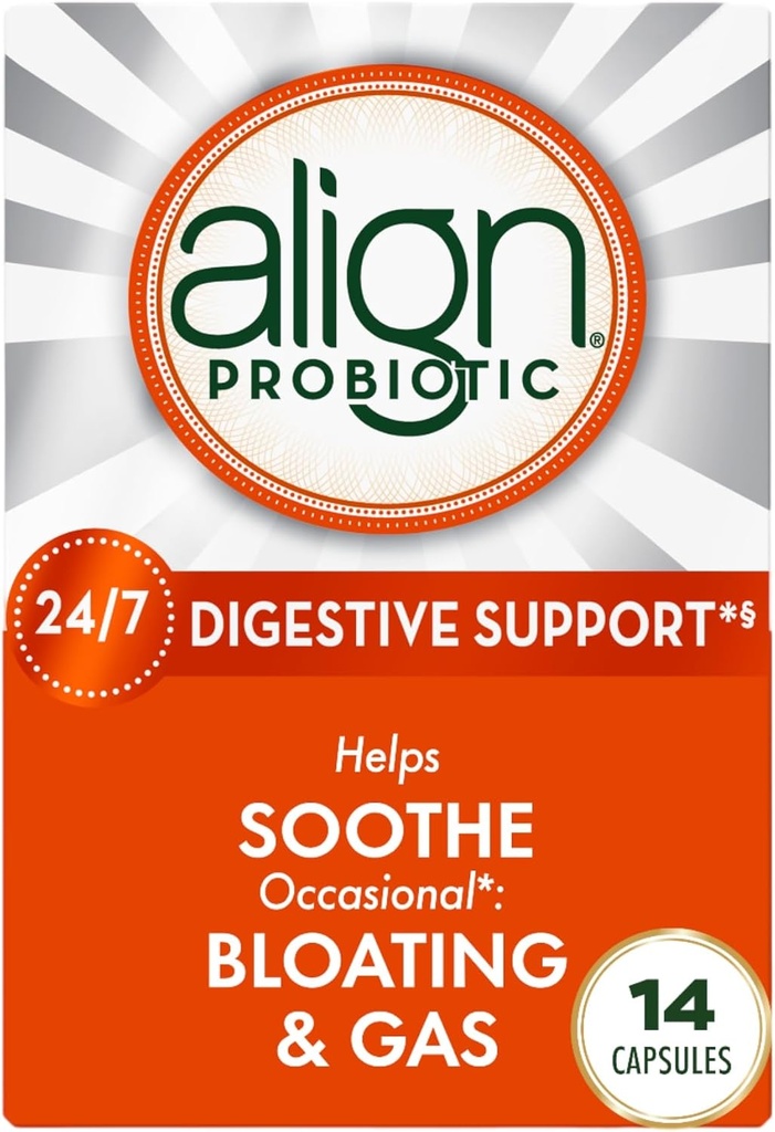 Align Probiotic, 여성 및 남성을위한 Probiotics, Digestive Health *에 대한 매일 Probiotic 보충, #1 의사와 Gastroenterologists‡에 의해 추천 된 Probiotics, 14 캡슐