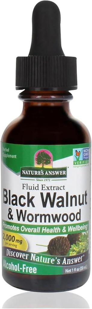 La natura respon a la digestió Negre Walnut i Cucwood 1 o 30mL 200mg. Extrapella, digestió de l' aigua diversi, Vigetable Glicerin i Purificat