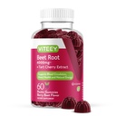 Viteey Beet Root Gummies 4000mg [from 80mg of 50:1 Extract] with Tart Cherry - for Healthy Blood Pressure Support - Vegan, Gelatin Free, Gluten Free-Tasty Chewable Berry Beet Flavored Gummy-60 Count