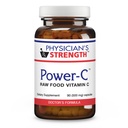 Physician's Strength Power-C - 90 Capsules - Raw Food Vitamin C + Flavonoids from Camu Camu, Acerola Cherry, Rhus coriaria & Rose Hip - Kosher - 30 Servings