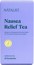 NATALIST Nausea Relief Tea Ease Pregnancy Morning Sickness Calming Plant-Based Comfort Blend for Women - Digestive Soothing Organic Ginger & Peppermint - Vegan, Gluten-Free, Caffeine-Free - 20 Bags