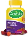 Kulturne otroke žvečljivi probiotiki za otroke starosti 3+, 30 Count Daily Probiotic Gummies za ženske in moške, Berry Flavor, 52 Count
