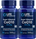 Livsforlengelse Super Ubiquinol CoQ10 100 mg, 60 mykgel (pakke på 2)