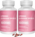 Liposomal Glutathione Softgels 1500MG, Vitamin C, Better Abors, Non-GMO Sağlıklı Aging için Güçlü Antioksi, Detox, Immune Health,120 Softgels