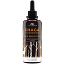 Chaga Mushroom Liquid Tincture Supplement – Immune Support, Antioxidant Boost & Hair, Skin, Nail Health, Vegan, Non-GMO – Wild-Harvested Fruiting Bodies, 2 Month Supply