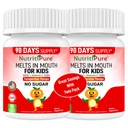 Chewable Iron Supplements for Kids (Ferronyl®/Carbonyl Iron 9 mg with Vitamin C 30 mg) Tablet in Tangerine Tango Orange Flavor Kids Supplement 90 Count (2 Bottles)
