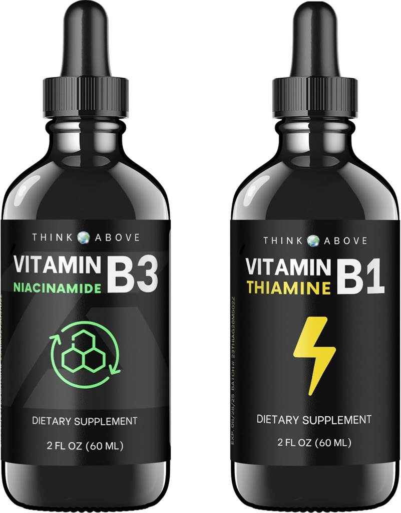 B3 bitamina likidoa + B1-2oz 60 ml botilako