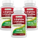 Best Naturals L- Arginine L- Citrulline Complex 1000 mg 250 δισκία (250 Count (Pack of 3))
