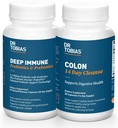 Dr. Tobias Digestive Kickstarter Bundle a Colon 14 Day Cleanse & Deep Immune Probiotics & Prebiotics