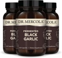 Dr. Mercola Fermented Black Garlic, 90 Xidmət (180 Kapsül), Dietary Supplement, Immune Health, Non-GMO