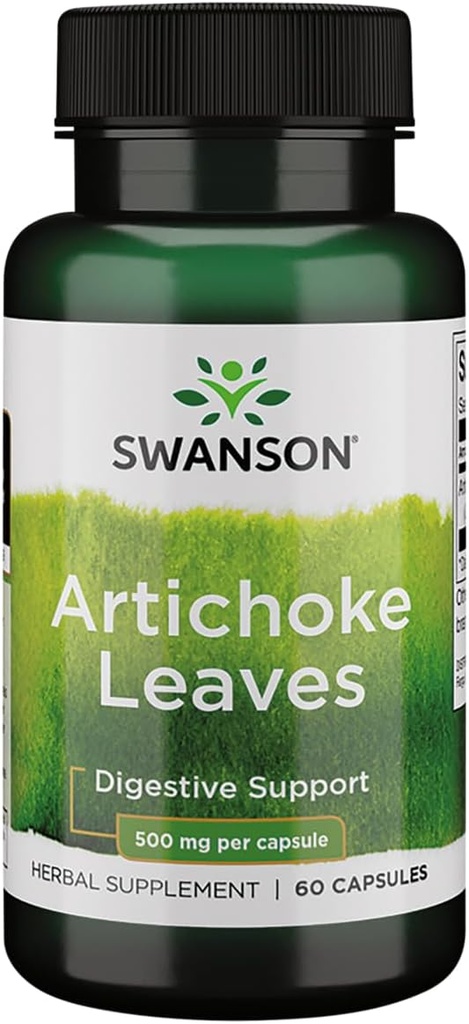 Swanson Artichok lefts (Cynara Scolymous) 500 Milligrams 60 Capsuls