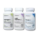 ScimeraMD® AspregaMD 30CT Probiotic + Prebiotic, MultivitaminMD Multiminerals and FocusMD Brain Support Supplement for Digestive Health, Wellness and Cognitive Health Support