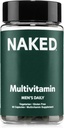 Homes Naked Mentins Multikilly Daily Multivitamin per als homes A, E, Selenium, Zinc, Cutuit i Super Green exculpes i més per a rescatar Imnee support Guten-Free i Vegetarian Daily Viminas agost