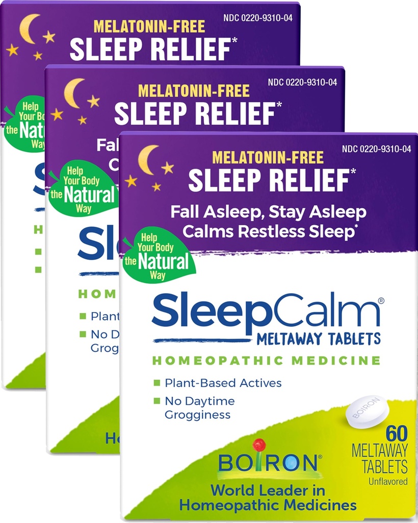 Boiron SleepCalm - Melatonin-Free and Non Habit-Forming - Dissolvable Tablets - 180 Count