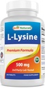 Best Naturals L-Lysine 500 mg 250 Tablets (250 Count (Pack of 2))