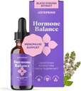 JoySpring Hormone Balance for Women + 自然绝经补充 黑色Cohosh + 支持热闪电救济和月球草药救济