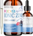 Ionic Liquid Zinc Drops for Kids & Toddlers | 30 Day Supply | Zinc Sulfate | Immunity, Mood, Brain Thyroid | 2 Oz
