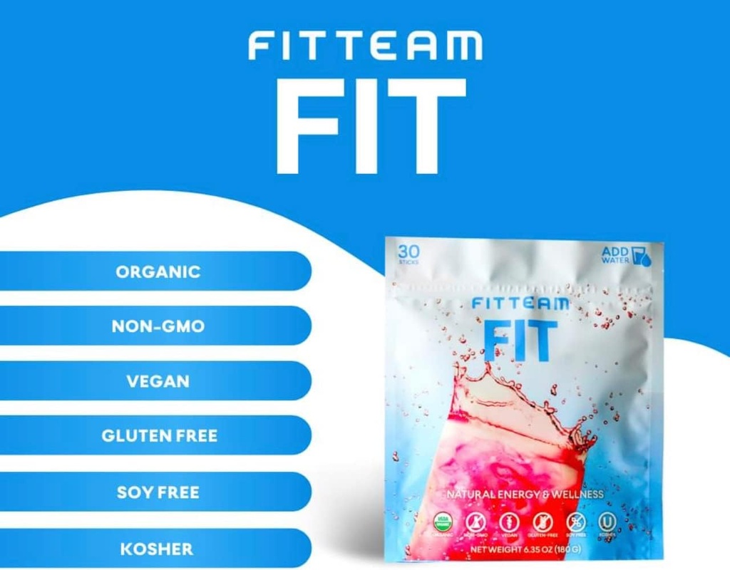 Fitteam Fit 30 jednotlivé tyčinky (30 Day Supply) Nový Vylepšený vzorec