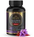 GOLDEN SAFFRON Saffron Extract Capsules - Premium Saffron Supplements - 88.50 mg Pure Saffron Pills - Mood Support - Eye Support - Emotional Balance, Focus & Eye Health Made in The USA - 60 Capsules