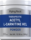 Piping Rock Aceyl L- Carnitine Milteliai ® 124; 300g ® 124; ALCAR HCL Priedas ® 124; Ne GMO, Gluten Free