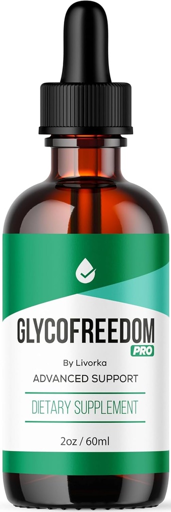 LIVORKA GlycoFreedom Drops 자연적인 지원 - GlycoFreedom Drops, 글리소 자유, 글리소 자유 - 100% 자연적인, 2oz, 60ml, 1 달 공급.