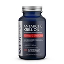 100% Pure Krill Oil 1000mg, Omega 3, Highest Concentration 56% Phospholipids, Choline & Astaxanthin, Sustainable Antarctic SuperbaBoost, DHA, EPA, Heart, Brain, Eye & Skin Care, No Fish Oil