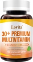 Lovita Premium Multivitamin pro dospělé 30 + s enzymy, turmerickou a komplexní výživovou podporou - 120 Vegetariánských tablet
