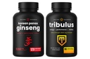 NutraChamps Korean Ginseng Capsules and Tribulus Capsules 2 Pack Bundle