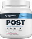 Transparent Labs Post - Post-Workout Recovery Muscle Builder with L-Glutamine, Beta-Alanine and BetaPure Betaine Anhydrous for Muscle Recovery and Muscle Building - 30 Servings, Strawberry Lemonade