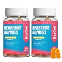 2 Pack Berberine Gummies - 1200mg Berberine Supplement with Ceylon Cinnamon | Metabolism and Energy Support* | Vegan Gelatin-Free - 120 Count