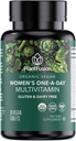 PlantFusion multivitamínico orgánico para as mulleres - unha mestura diaria de alimentos multivitamínico das mulleres - Vegan, Non-GMO, Gluten Free & Dairy Free - 30 tabletas (1 mes de subministración)
