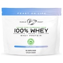 Muscle Feast 100% Grass Fed Whey Protein Powder, All Natural Hormone Free Paure Raised Whey Protein Powder for Women & Men- Whey Concentrate, Isolate & Hydrolyzed Protein Powder Blend- Unflavored, 2lb
