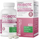 Bronson Women's Probiotic 50 miliárd CFU + Prebiotic with Cranberry & D-Mannose