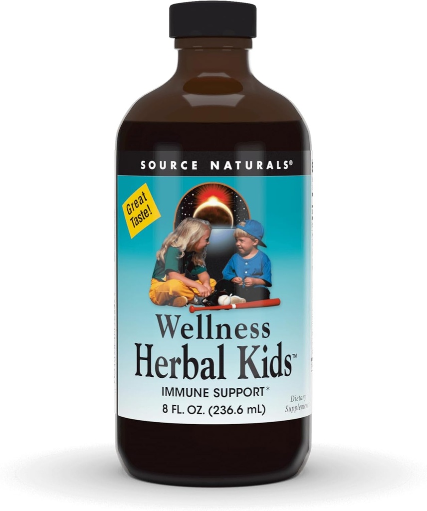 Джерело Природи Wellness Herbal Kids, для Immune System Support* - 8 Fluid oz