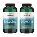 Swanson L-Lysine - Amino Acid for Stress, Antioxidant, Nervous System & Immune Support - Aids Calmness & Relaxation* - Non-GMO - 300 Capsules (2 Pack)