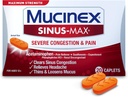 Mucinex Sinus-Max Smagi sastrēgumu atvieglojuma kapilāri, 20 skaitļi