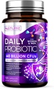 Built by Nature Probiotic for Women ' Men – 60 Billion CFU, 10 Strains + Prebiotics & Digestive Enzymes – Supports Digestive, Immune, Reduce Gas ' Bloating – Shelf Stable, Non-GMO - 120 Capsules