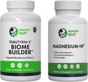 Tributyrin- X Biome Builder, 90 Softgels, dan Magnesium- HP, 60 Kapsul