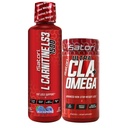 iSatori L-Carnitine LS3 Blue Raspberry 1500mg (32 Servings) Ultra CLA (90 Softgels), Liquid L-Carnitine with Acetyl, Omega 3 6 9 Safflower Oil