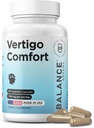 Vertigo Relief Dodatek 1750mg, 90 Kapsle - Přírodní podpora pro nevolnosti pohybu, závratě, tinnitus, migrény, vnitřní ušní bilance (balení po 1)