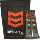 MTN OPS Hydrate Electrolytes Powder Drink Mix, 20 Single Serving On-The-Go Electrolyte Packs with Over 1000mg of Electrolytes per Serving, Lemonade