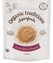 Organic Traditions Amla Powder, Amla Powder Organic from Indian Gooseberry, Wholefood Vitamin C Fruit for Smoothies Juices and Recipes, Superfood Plant Based Non GMO Powdered Amla Fruit, 200g /7oz Bag