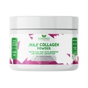 Max Collagen Plus C (30 Day Supply) - All Natural Collagen Powder with Biotin & Bioperine to Boost Anti Aging Hydration & Skin Firmness - 500mg Vitamin C - Strengthen Bones & Nails