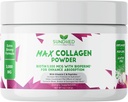 Max Collagen Plus C(30天供应) - 所有天然Collagen粉 配有Biotin & Bioperine 以刺激抗老化水分和皮肤公司 - 500mg 维生素 C - 加强 Bones & Nails