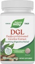 Modo della natura DGL Chewable Tablets, Rilievo Digestivo Rilievo*, Per Ripristino occasionale di Stomach*, Estratto di Liquirizia Deglicyrrhizinated, Senza Glutine, Aroma di Liquirizia, 100 compresse (Vario di Maggio di Imballaggio)