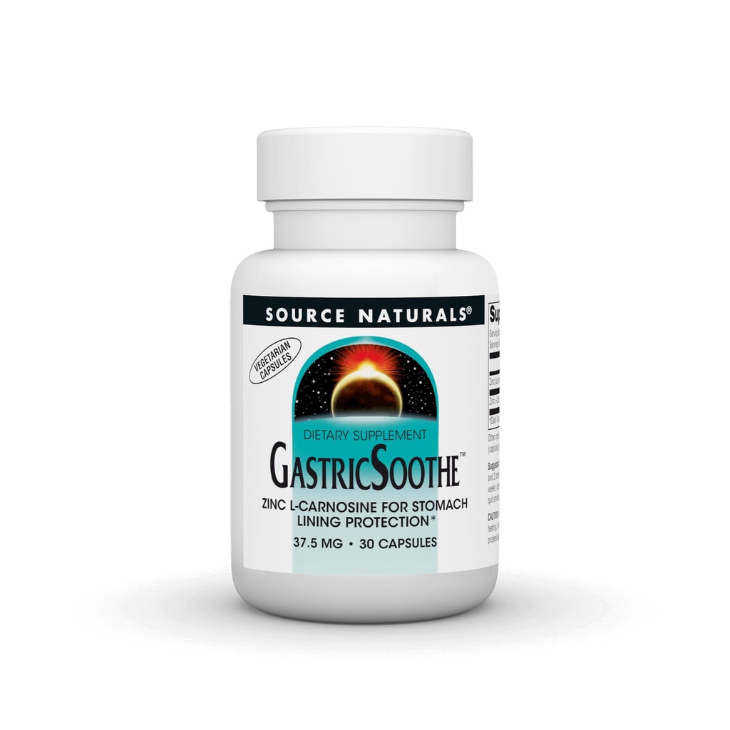 Source Naturals GastricSoothe Zinc L-Carnosine* - 30 Veggie Caps